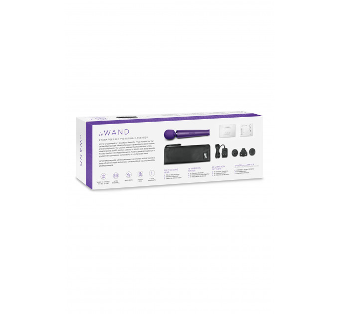 Вибратор микрофон Le Wand RECHARGEABLE MASSAGER, фиолетовый