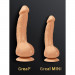Вибратор реалистичный на присоске Greal Mini Gvibe, бежевый, 18 х 3 см