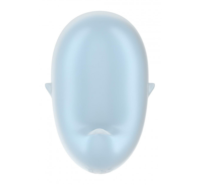 Вибратор вакуумный стимулятор Satisfyer Cutie Ghost, голубой, 9.1 см