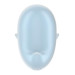 Вибратор вакуумный стимулятор Satisfyer Cutie Ghost, голубой, 9.1 см