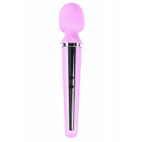 Вибро-Микрофон Massager Genius USB Рожевий 10 Function