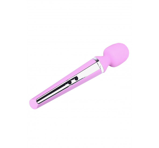 Вибро-Микрофон Massager Genius USB Рожевий 10 Function