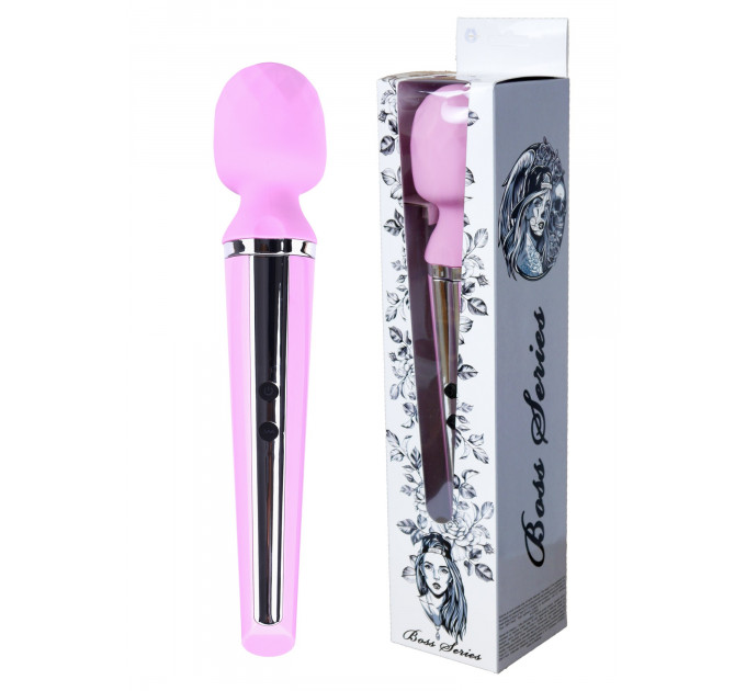Вибро-Микрофон Massager Genius USB Рожевий 10 Function