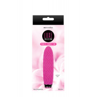 Вибропуля с ромбовидным рельефом NS Novelties Luxe Compact Vibe Princess Pink, розовый