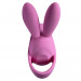 Вибростимулятор на палец Зайчик Passion Play, 12 режимов вибрации + 3 интенсивности, розовый
