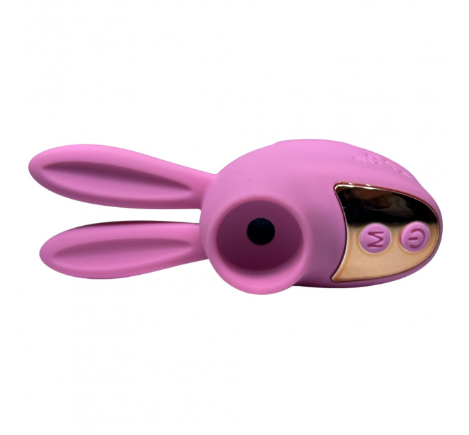 Вибростимулятор на палец Зайчик Passion Play, 12 режимов вибрации + 3 интенсивности, розовый