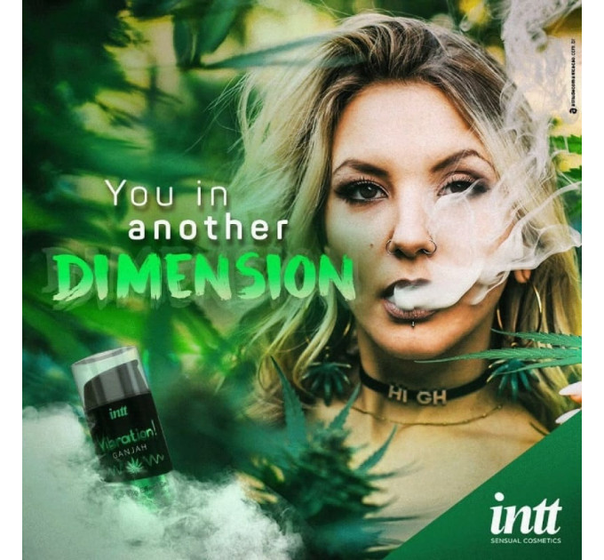 Жидкий вибратор Intt Vibration Ganjah 15 мл
