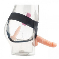 Страпон з пробкою і вібрацією Wearable Dicephalous Solid Dildo Страпон з пробкою і вібрацією Wearable Dicephalous Solid Dildo