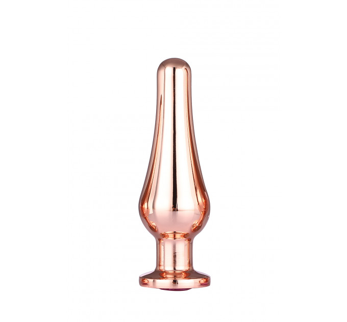 DT21827 анальна пробка конічної форми Dream Toys GLEAMING LOVE ROSE GOLD PLEASURE PLUG M