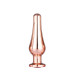DT21827 анальна пробка конічної форми Dream Toys GLEAMING LOVE ROSE GOLD PLEASURE PLUG M