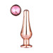 DT21827 анальна пробка конічної форми Dream Toys GLEAMING LOVE ROSE GOLD PLEASURE PLUG M
