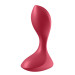 Анатомическая анальная пробка с вибрацией Satisfyer Backdoor Lover Red