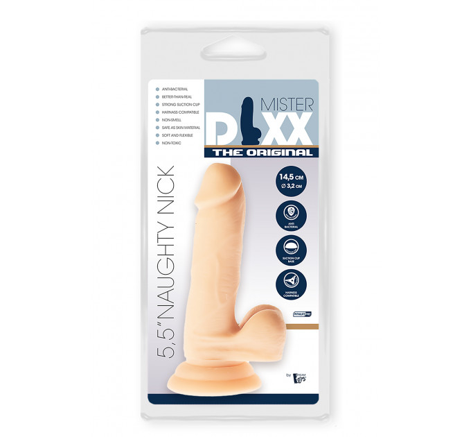 Гибкий фаллоимитатор Dream Toys MR. DIXX NAUGHTY NICK 5.5INCH DILDO