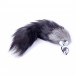 Анальная пробка с хвостом Boss of toys Fox TAIL- Black XXL