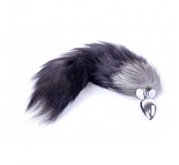 Анальная пробка с хвостом Boss of toys Fox TAIL- Black XXL
