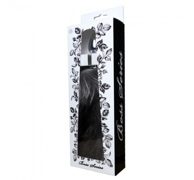 Анальная пробка с хвостом Boss of toys Fox TAIL- Black XXL