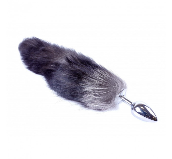 Анальная пробка с хвостом Boss of toys Fox TAIL- Black XXL