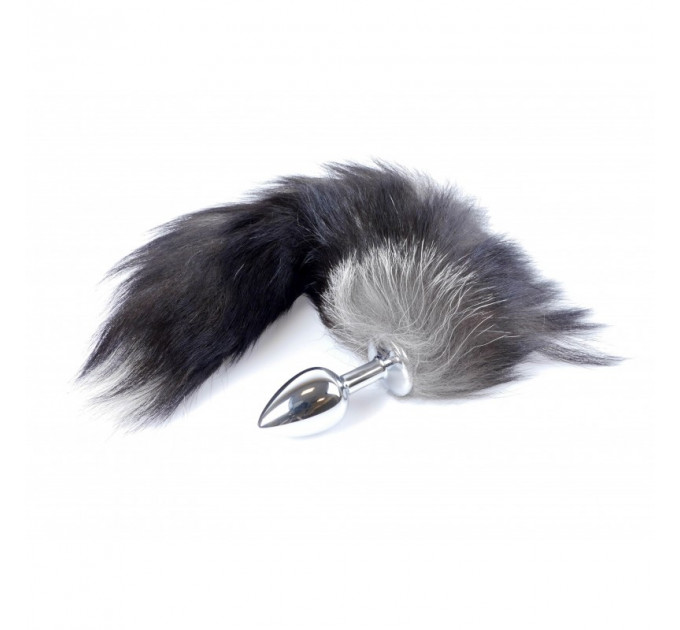Анальная пробка с хвостом Boss of toys Fox TAIL- Black XXL