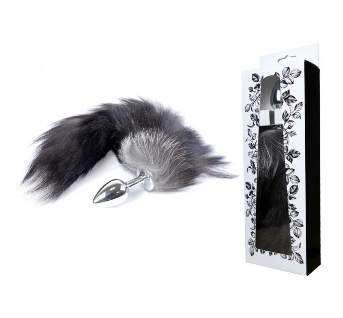 Анальная пробка с хвостом Boss of toys Fox TAIL- Black XXL