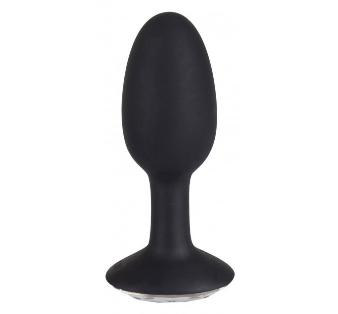 Анальная пробка со стразом You2Toys Butt Plug Diamond S, силикон, черная