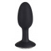 Анальная пробка со стразом You2Toys Butt Plug Diamond S, силикон, черная