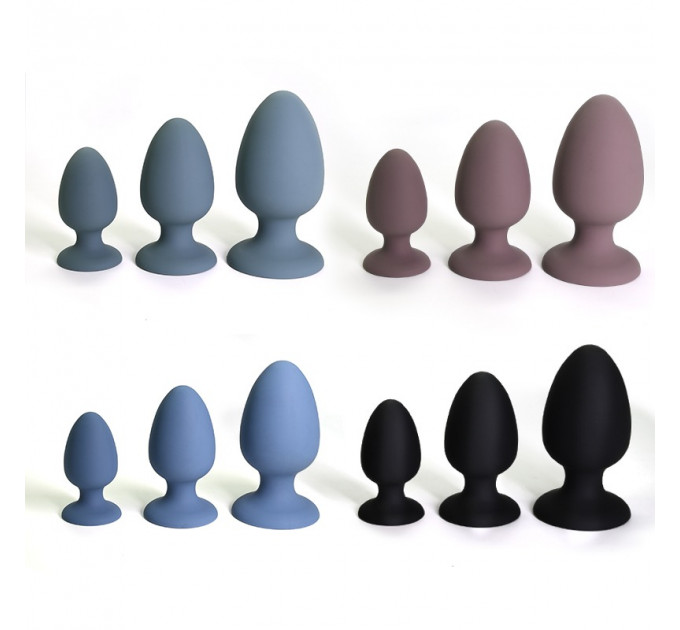 Анальная пробка Sweet Em, коричневая, S, 8 х 4.5 см