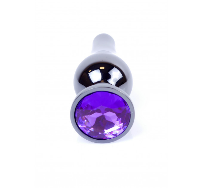 Анальный плаг с фиолетовым камнем Jewellery
