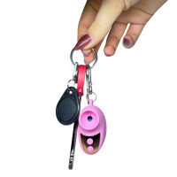 Брелок-вакуумний вібростимулятор для клітора Passion Play, 10 режимів + 3 стимуляції, рожевий