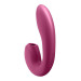 Двойной смарт вибратор с вакуумной стимуляцией Satisfyer Sunray Connect App Berry