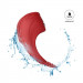 Ерекційне кільце з електростимуляцією Foxshow – Vibrator – Silicone Ring Red USB