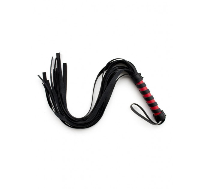 Флоггер DS Fetish Mini flogger black/red