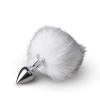 Металлическая анальная пробка с помпоном белый Bunny Tail Plug Easy Toys Металлическая анальная пробка с помпоном белый Bunny Tail Plug Easy Toys