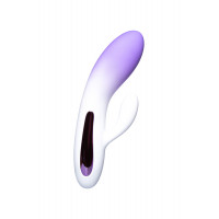 Мини вибратор кролик с цветным светодиодом Every Night Toys, 7 режимов вибрации, сиреневый градиент