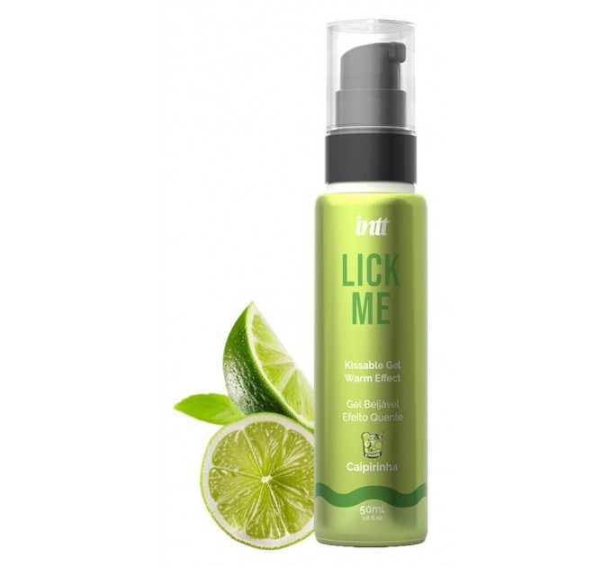 Оральный гель со вкусом кайпириньи Intt Lick Me Caipirinha с согревающим эффектом, 50 мл