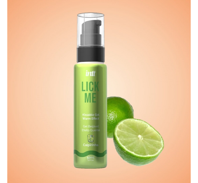 Оральный гель со вкусом кайпириньи Intt Lick Me Caipirinha с согревающим эффектом, 50 мл