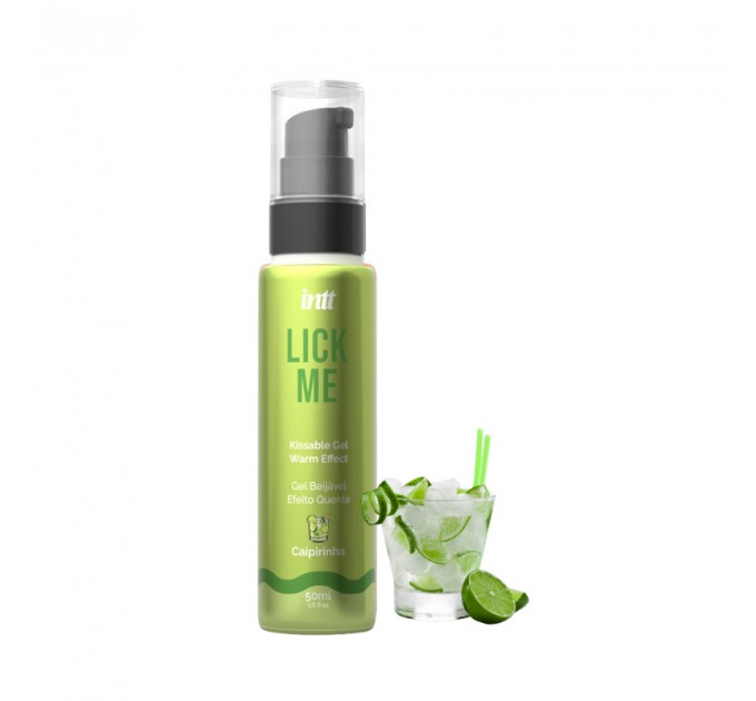 Оральный гель со вкусом кайпириньи Intt Lick Me Caipirinha с согревающим эффектом, 50 мл