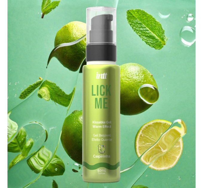 Оральный гель со вкусом кайпириньи Intt Lick Me Caipirinha с согревающим эффектом, 50 мл