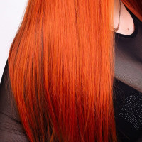 Парик длинный прямой Fetish Hair темно-рыжий