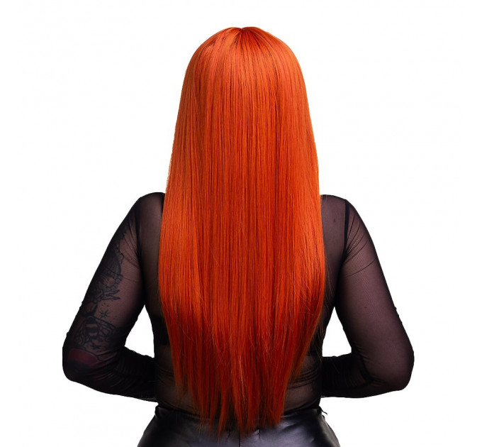Парик длинный прямой Fetish Hair темно-рыжий