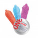 Набор презервативов 5шт One Tattoo Touch фиолетовые, 5 штук