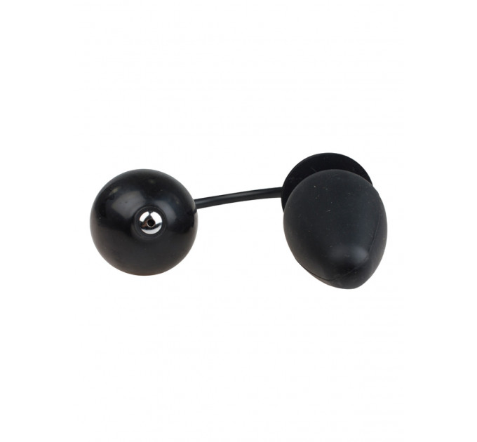 Пробка з накачуванням True Black Anal Plug