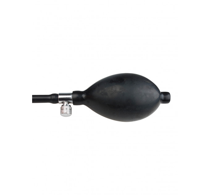 Пробка з накачуванням True Black Anal Plug