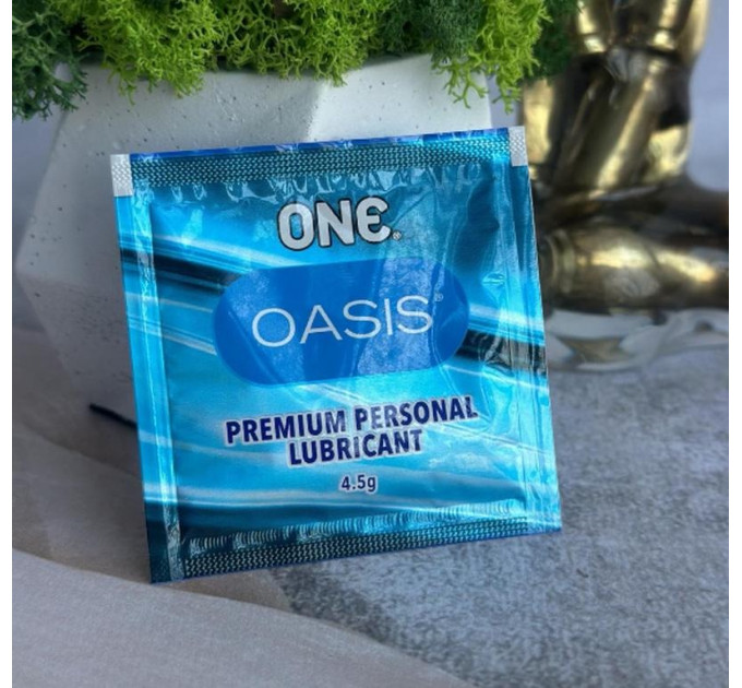 Пробник/Лубрикант ONE Oasis на водной основе, 4,5 мл