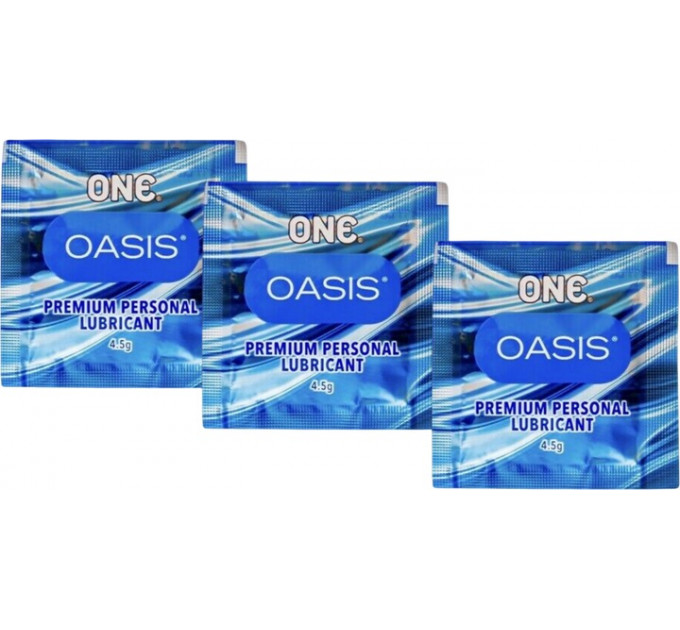 Пробник/Лубрикант ONE Oasis на водной основе, 4,5 мл