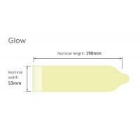 Презервативы люминесцентные Pasante Glow латексные (цена за упаковку, 12 шт)