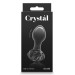 Стеклянная пробка NS Novelties CRYSTAL ROSE BLACK