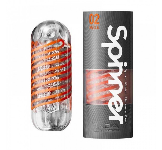 Мастурбатор спіральний 02 Tenga Spinner Masturbator Hexa 13х4. 5 см