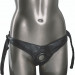 Трусики для страпону Universal Love Rider Platinum Harness, шкірозамінник, чорні