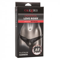 Трусики для страпона Universal Love Rider Platinum Harness, кожзам, черные