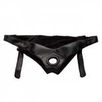Трусики для страпона Universal Love Rider Platinum Harness, кожзам, черные